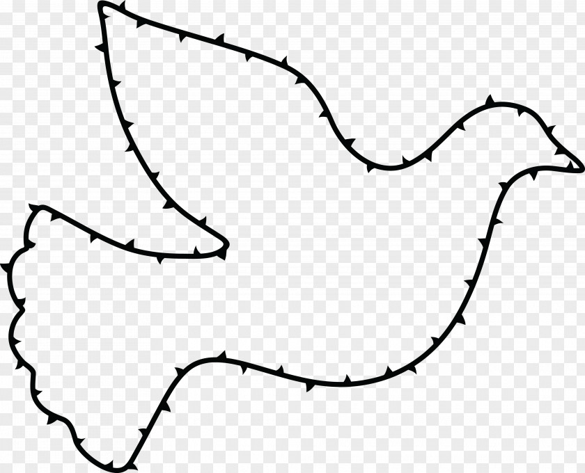 Thorns Columbidae Doves As Symbols Peace Drawing Clip Art PNG