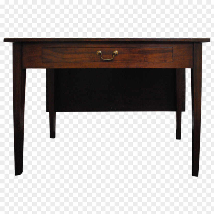 Writing Table Desk Angle Wood Stain PNG