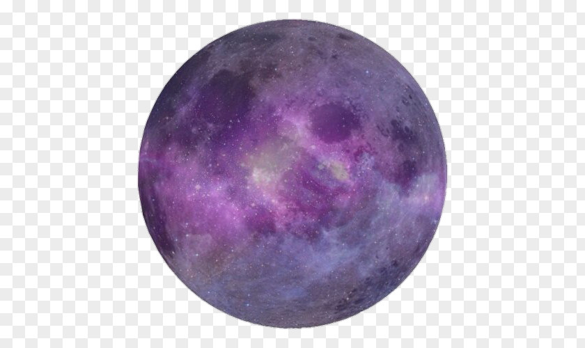 Moon Supermoon Violet Lunar Phase PNG