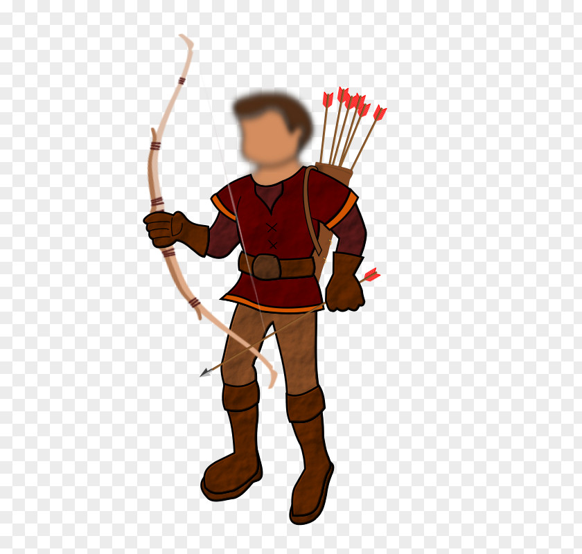 Archer Bow And Arrow Clip Art PNG