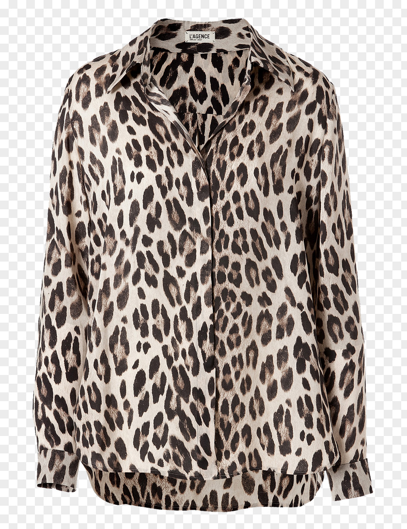 Leopard Print Blouse Clothing Shirt مانتو Armani PNG