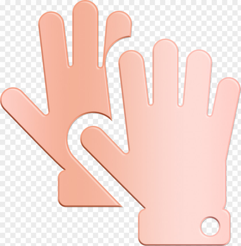 Pair Of Gloves Icon Winter Clothes Fill PNG