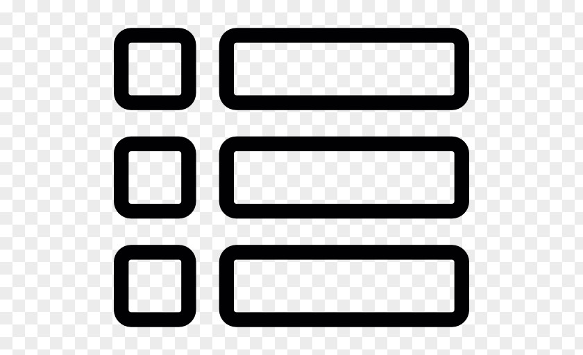 Rectangle Black And White Number PNG
