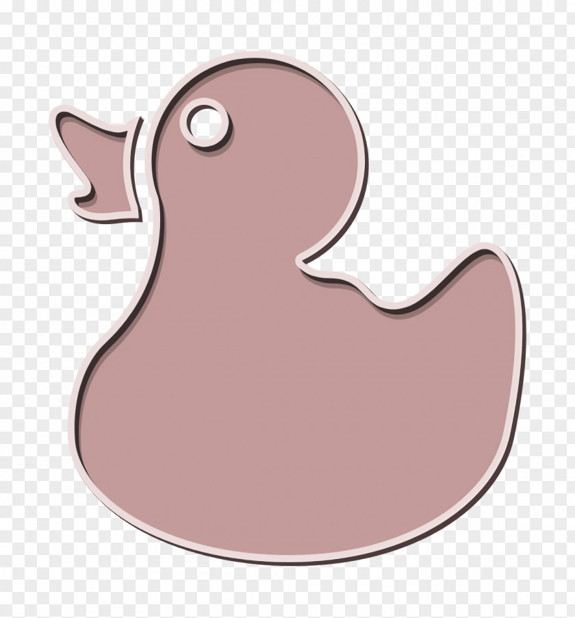 Baby Pack 2 Icon Duck Duckling Side View Silhouette PNG