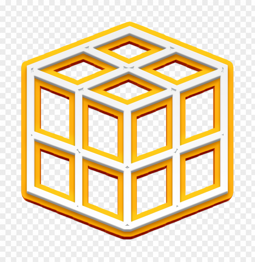 Cube Icon Four Blocks Finances And Trade PNG