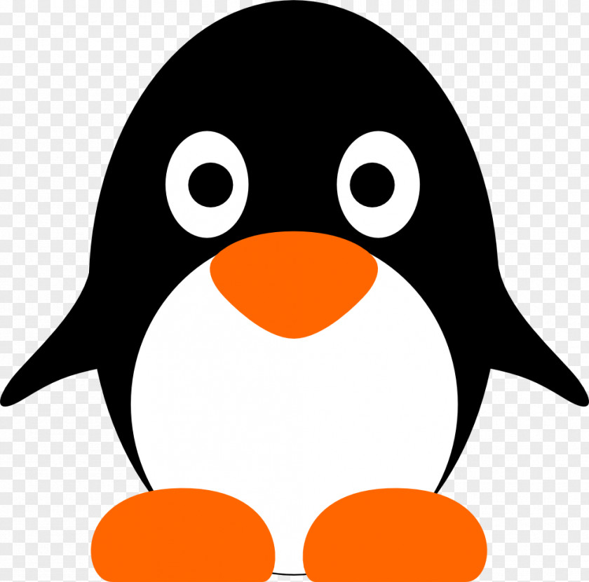 Linux Logo Penguin Smiley Clip Art PNG