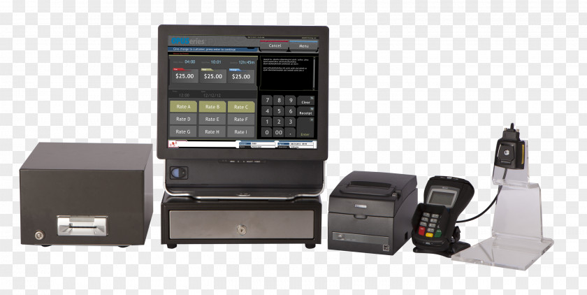 Point Of Sale Payment Terminal Parking Cashier PNG