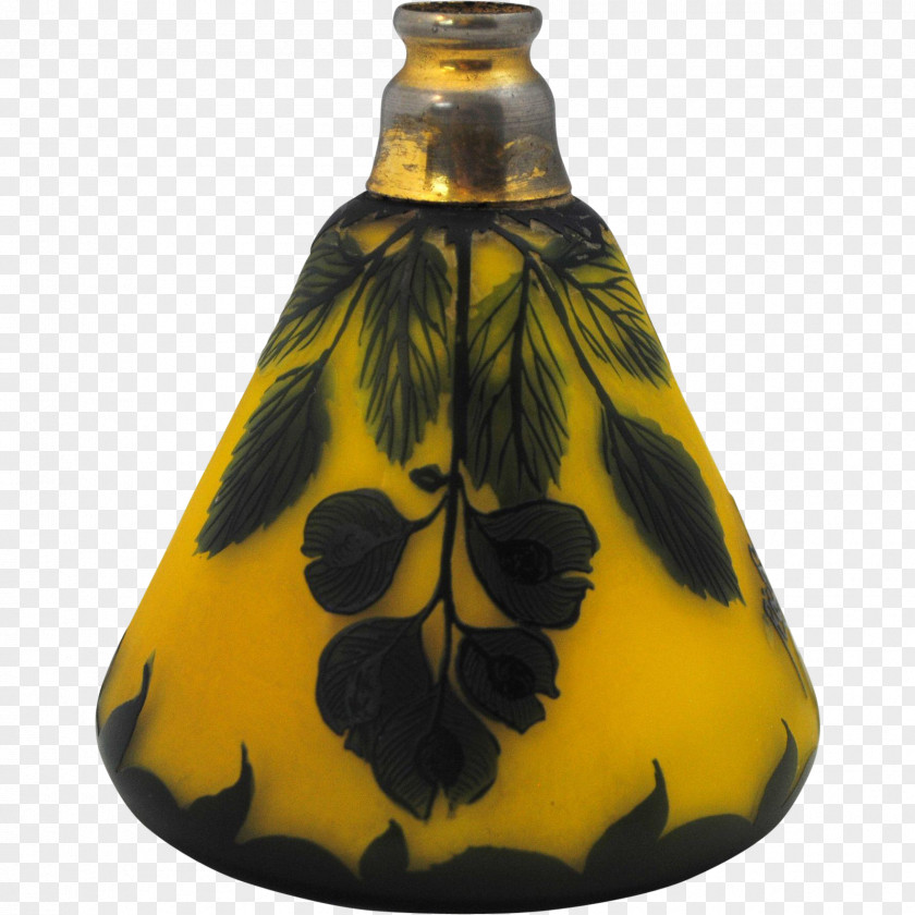 Vase Glass Bottle Johann Loetz Witwe Cameo PNG
