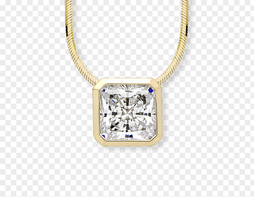 Bezel Chain Charms & Pendants Necklace PNG