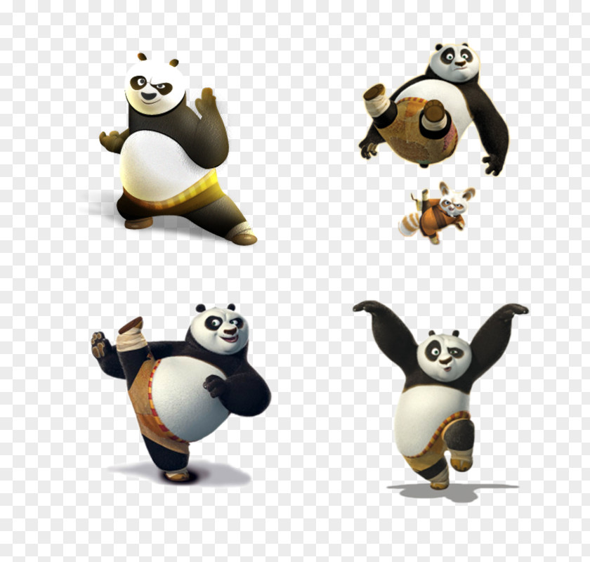 Kung Fu Panda Cartoon Po Giant Master Shifu Tai Lung PNG