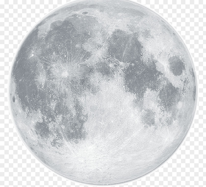 Moon Earth Full Lunar Phase Supermoon PNG