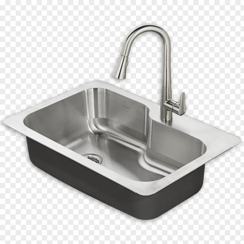 Sink Kitchen American Standard Brands Tap Stainless Steel PNG
