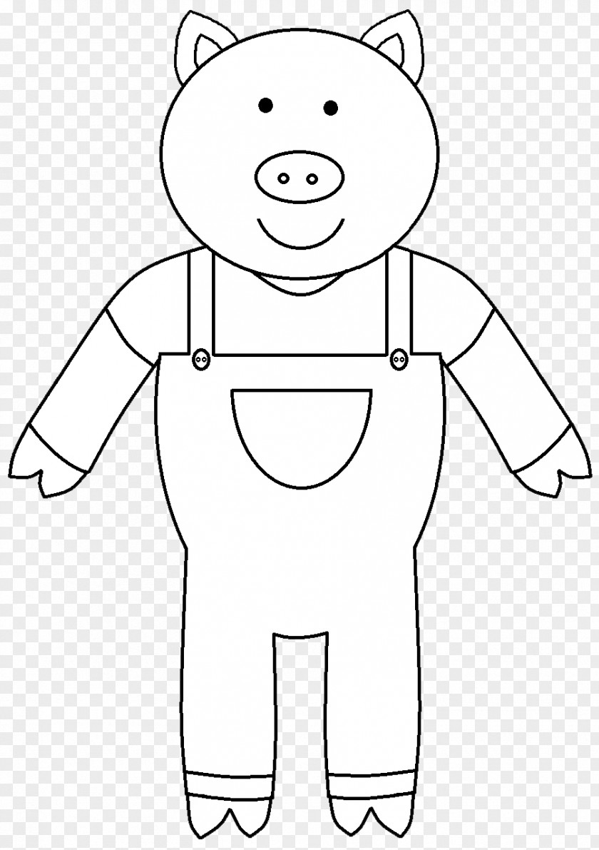 Three Little Pigs The Coloring Book Domestic Pig Child PNG