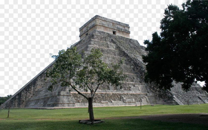 Ancient Mayan Civilization Construction Yucatxe1n Peninsula Maya Mesoamerican Pyramids Wallpaper PNG