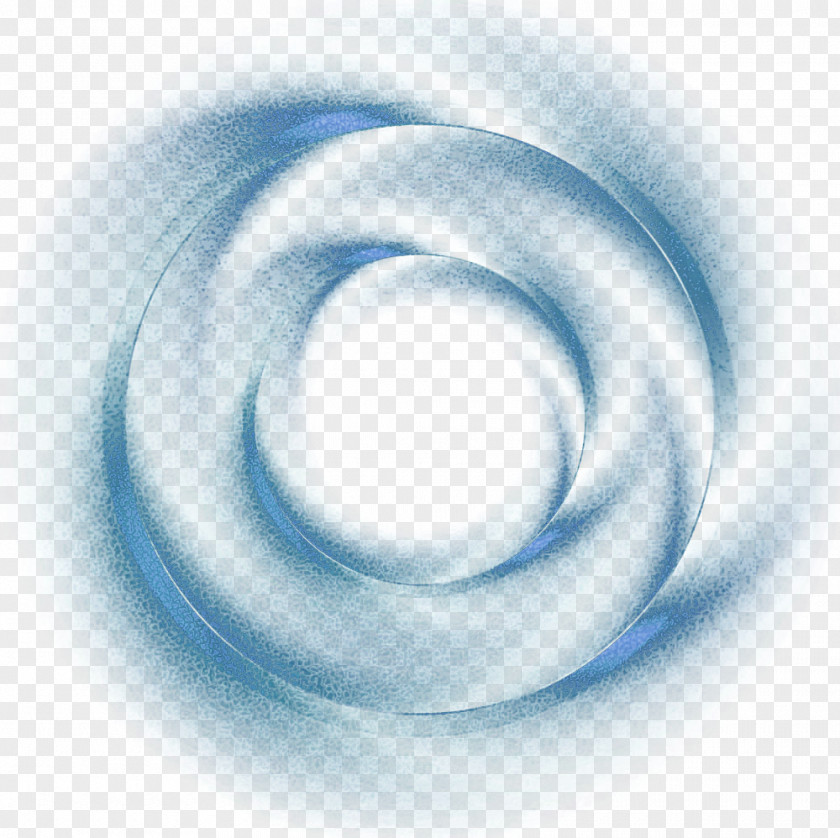 Blue Fancy Circle Effect Element PNG