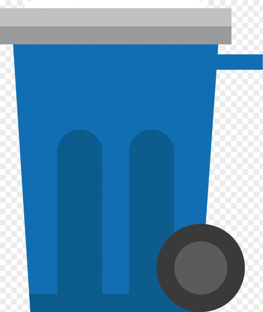 Blue Trash Can Graphic Design Brand Pattern PNG