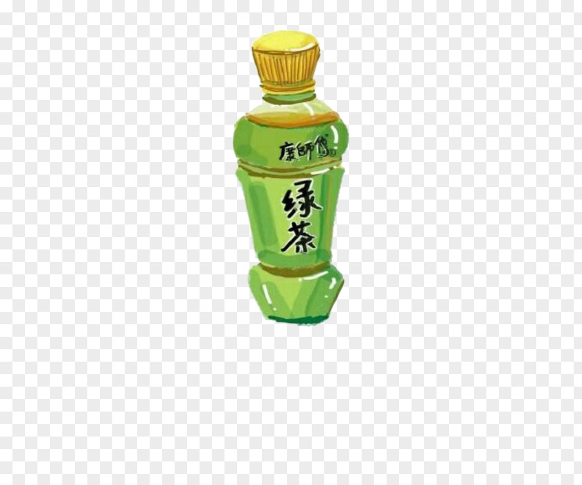 Cartoon Drink Green Tea Juice PNG