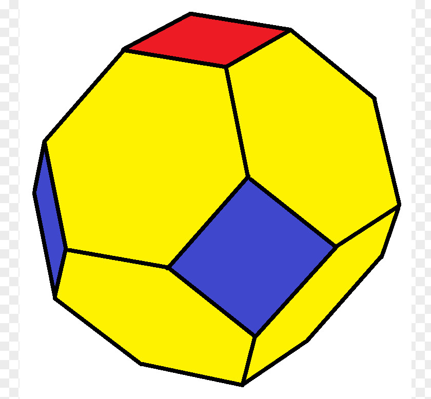 Edge Truncated Octahedron Geometry Archimedean Solid Truncation PNG