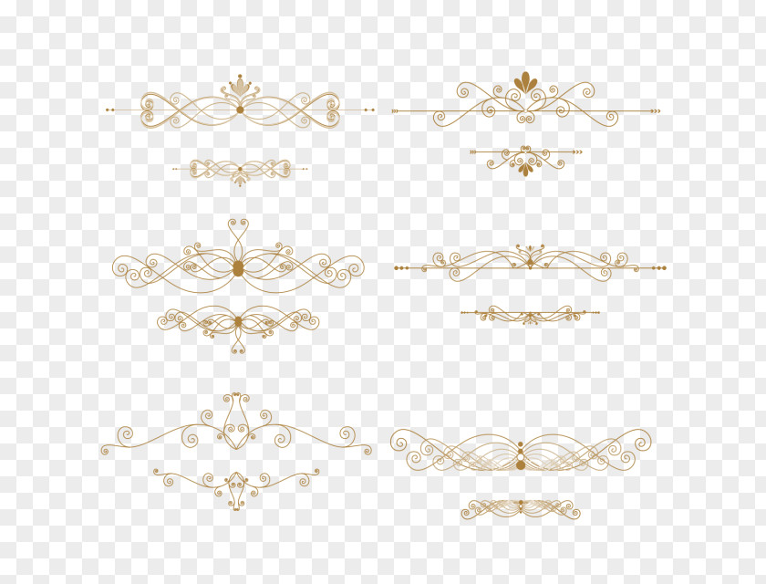 Gold Lace Patterns 0 1 Line PNG