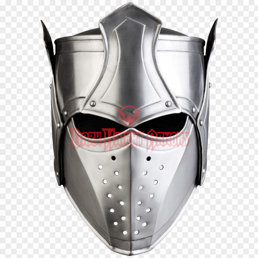 Helmet Middle Ages Great Helm Knight Components Of Medieval Armour PNG