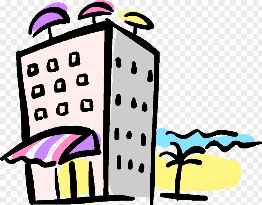 Hotel Clipart Beach Inn Clip Art PNG