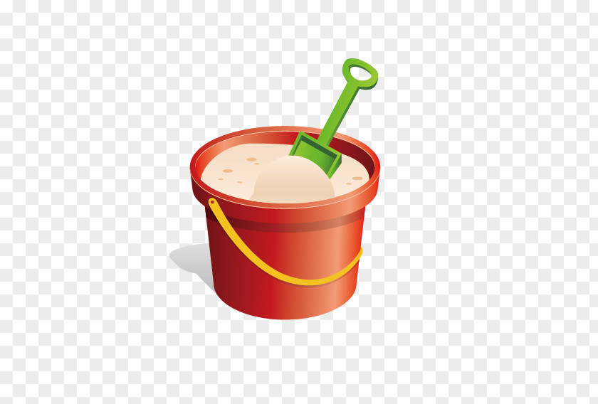 Vector Cartoon Toys Sand Bucket Fire Clip Art PNG