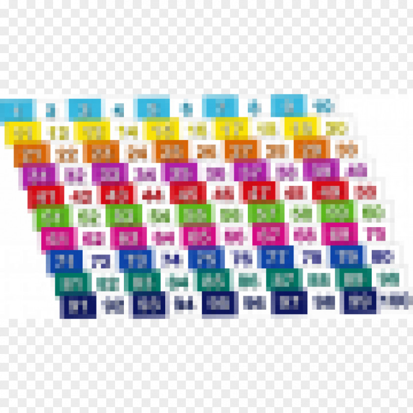 100 Number Plastic Rectangle PNG