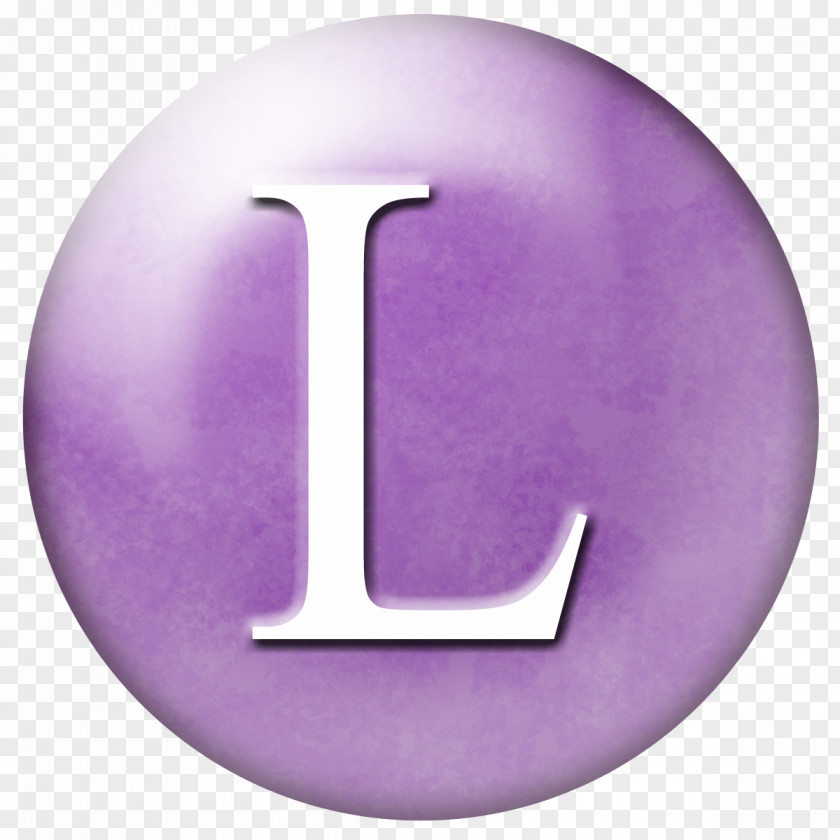 Letter L Purple Violet Lilac Symbol Font PNG