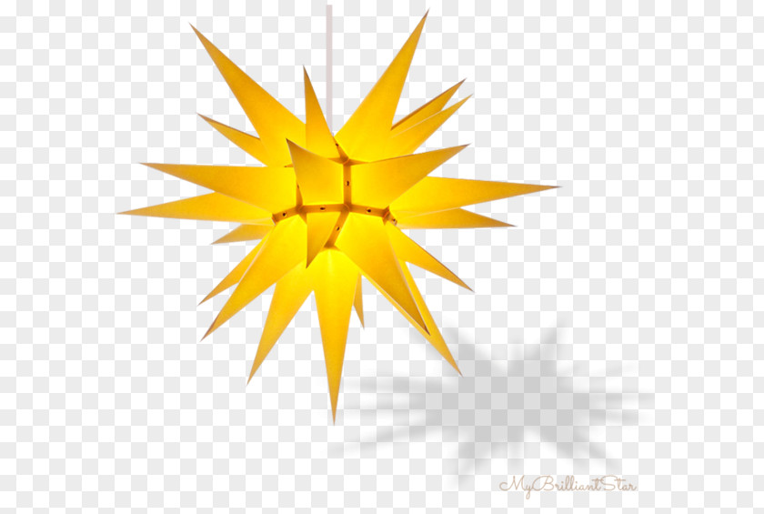 Manufaktur Moravian ChurchYellow Stars Floating Paper Star Herrnhuter Sterne GmbH PNG