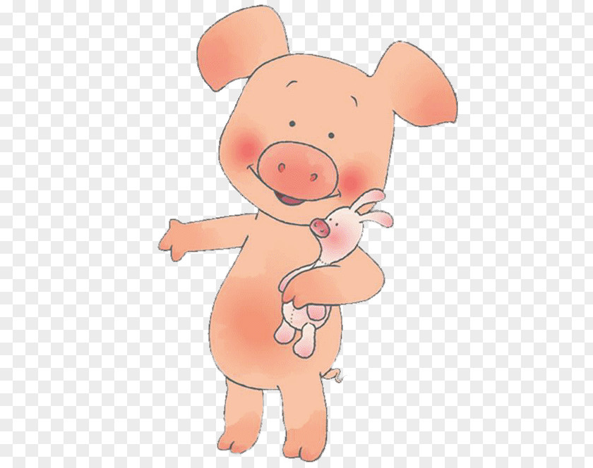 Pig Everyone Hide From Wibbly Piglet Likes Bananas Is Happy! PNG