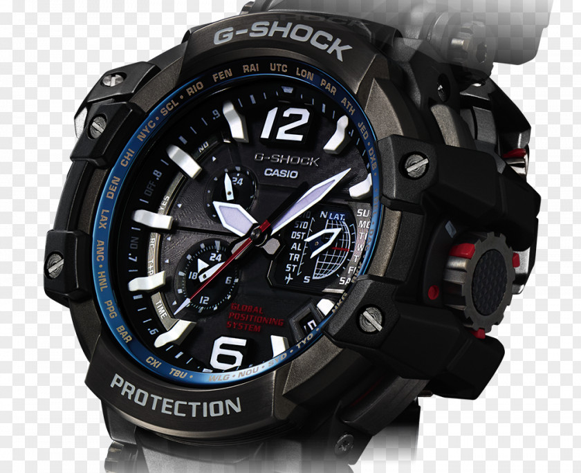 Shock Master Of G G-Shock Watch Casio Wave Ceptor PNG