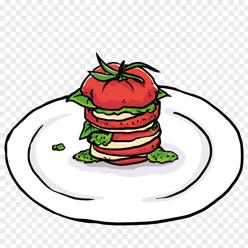 Vector Tomato Hamburg Hamburger Food Dish Steak PNG