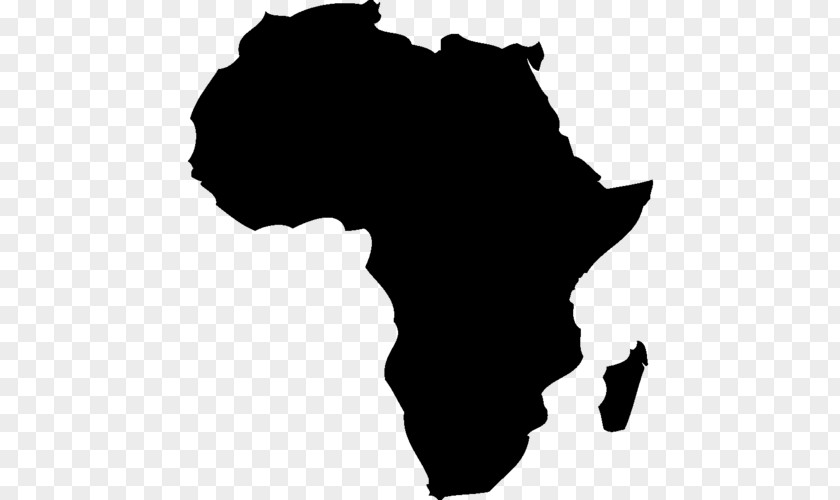 Africa Blank Map World PNG