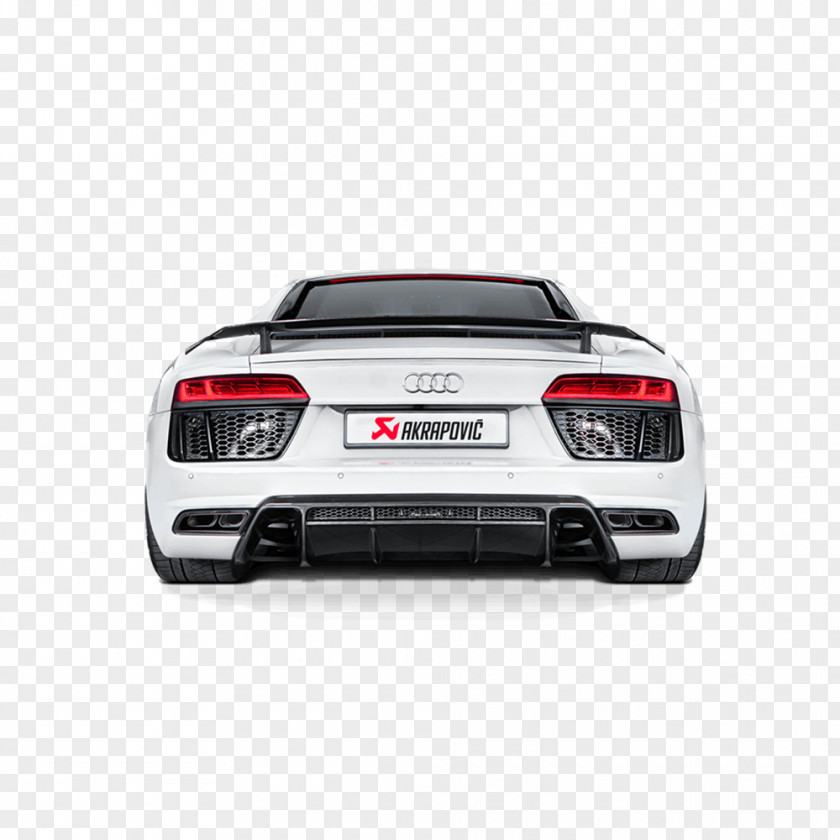 Behind,The Trunk,white,Audi R8 Exhaust System Audi Convertible Car 4S PNG