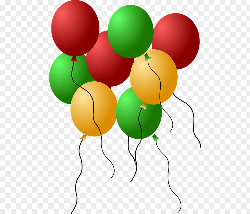 Bunteluftballons Clip Art PNG