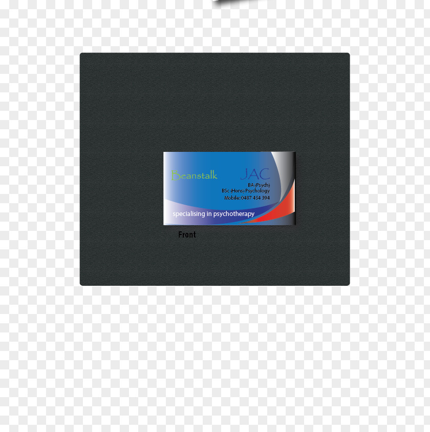 Business Card Design Brand Multimedia Rectangle PNG