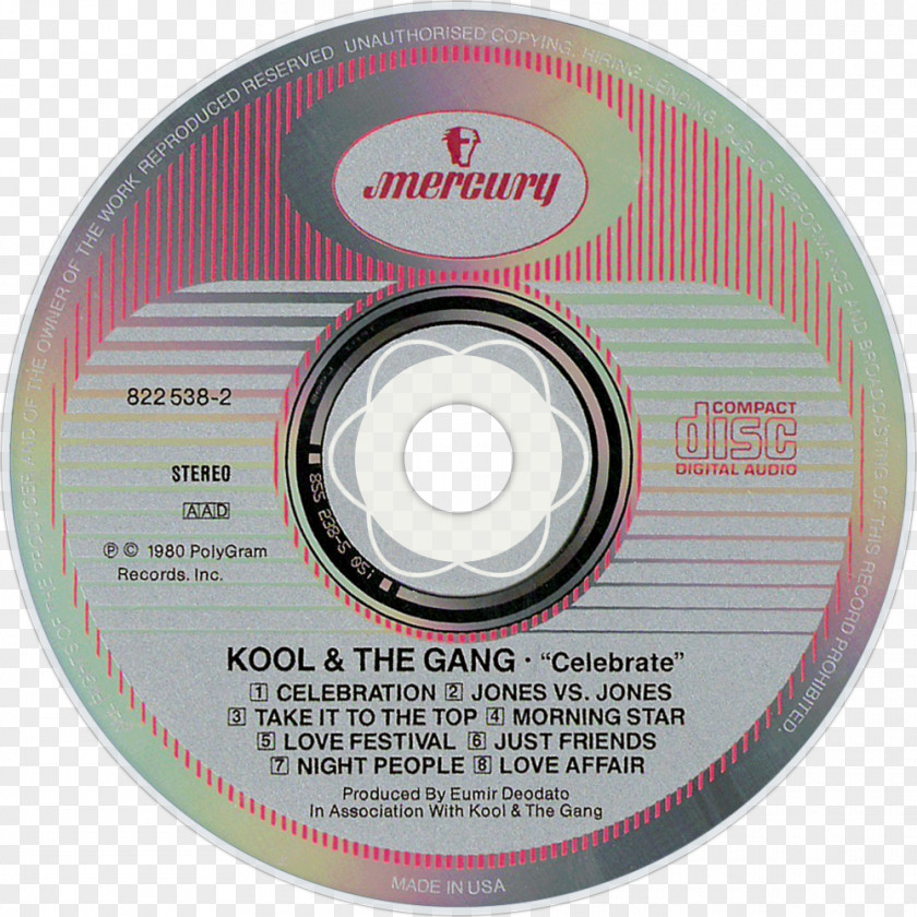 Circle Compact Disc Wheel Mercury Records PNG