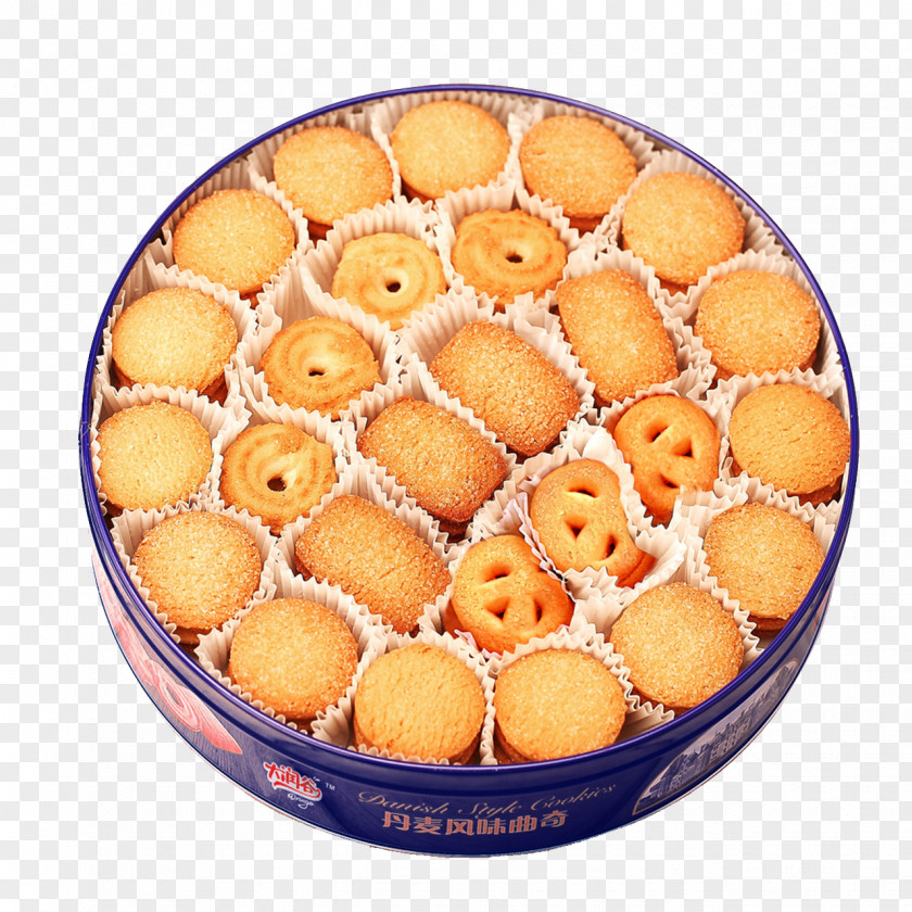 Cookies Of Various Shapes Danish Pastry Cookie Cake Butter Tin Can PNG
