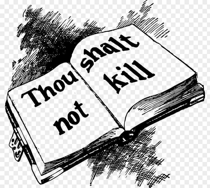 God Thou Shalt Not Kill Ten Commandments Bible PNG