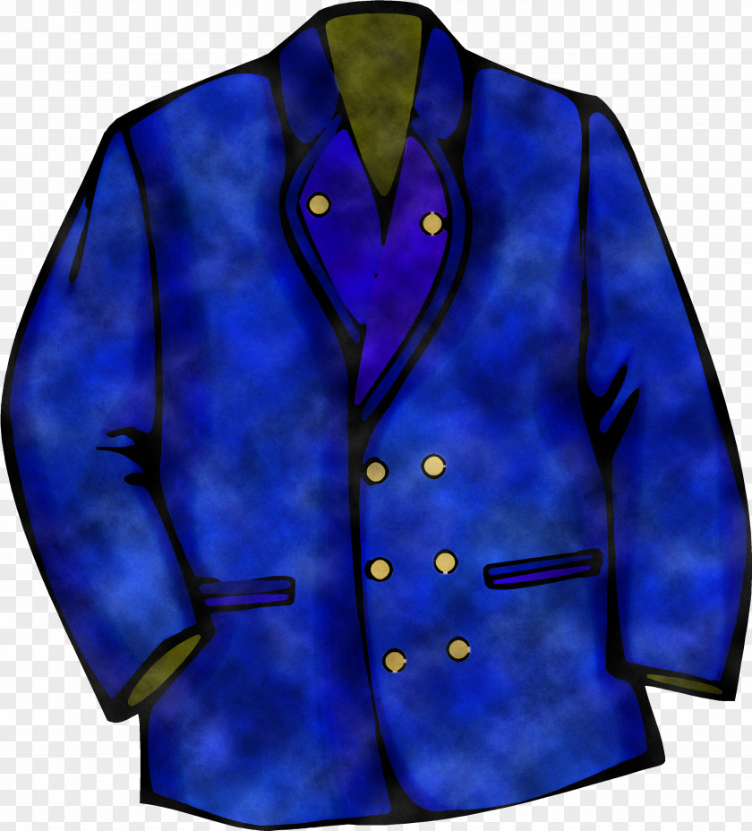 Clothing Blue Cobalt Outerwear Electric PNG