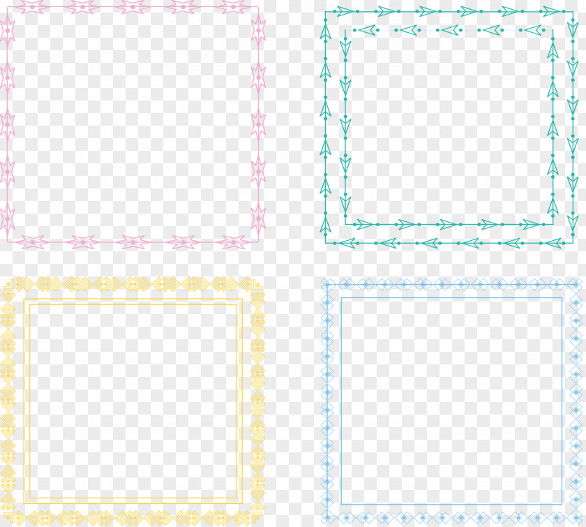 Color Square Frame Border Area Square, Inc. Pattern PNG