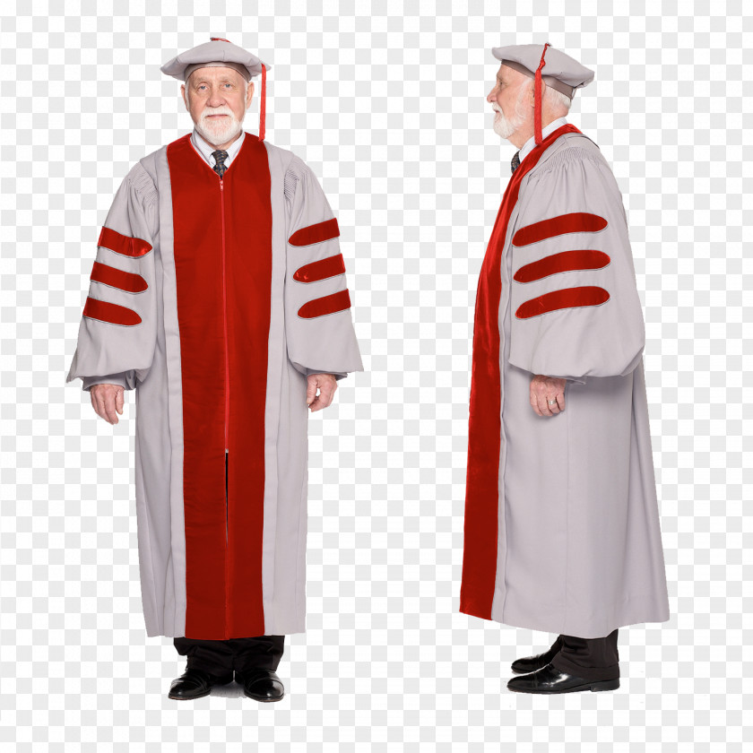 Graduation Gown Robe Academic Dress Doctor Of Philosophy Doctorate Ceremony PNG