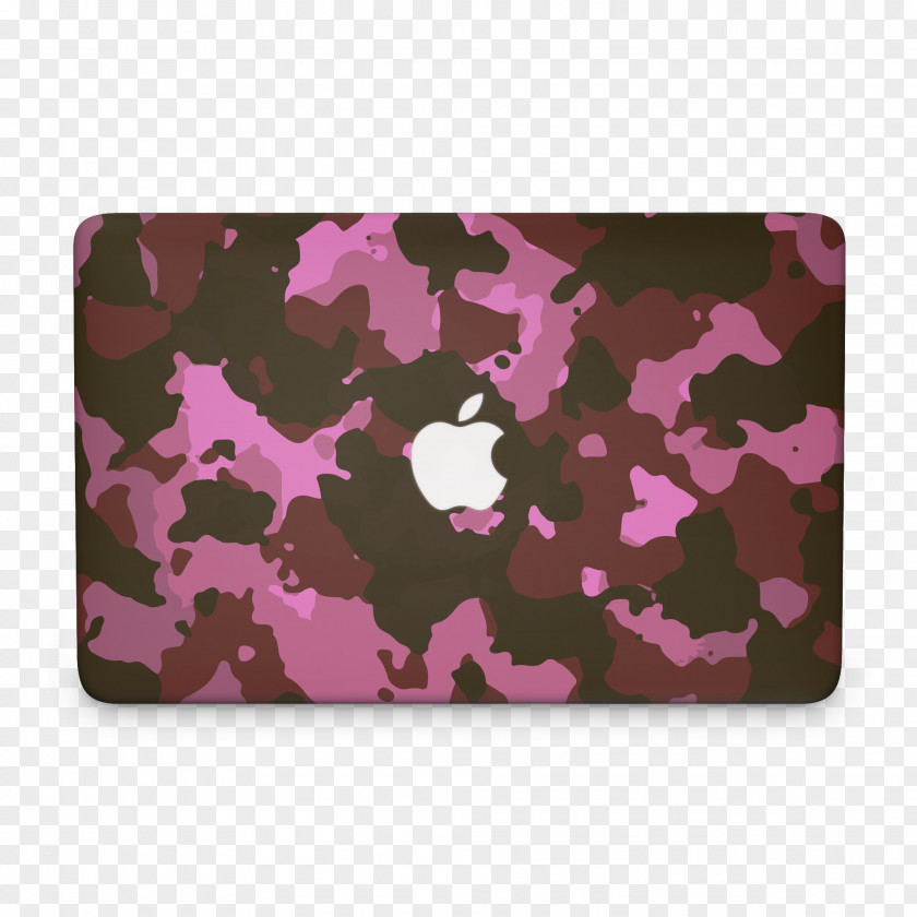 Macbook Pro 13inch Place Mats Rectangle Pink M Camouflage PNG