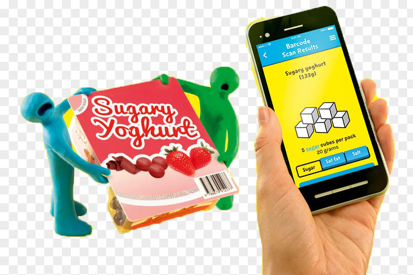 Smartphone Food Change4Life Sugar Health PNG