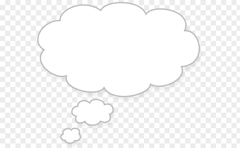 Thinking Bubble Speech Balloon Clip Art PNG