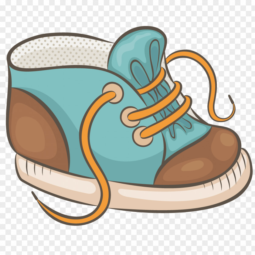 Vector Illustration Children Shoes Sneakers Shoe Cartoon Designer PNG