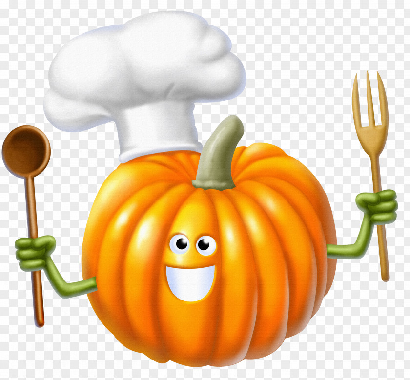 Vegetable Pumpkin Pie Bread Chef Clip Art PNG