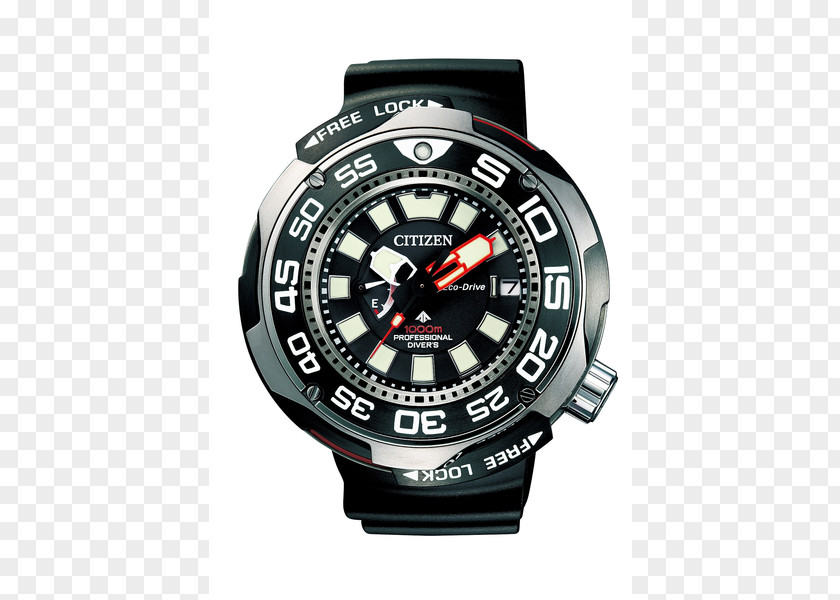 Watch Eco-Drive Citizen Men's Promaster Diver Diving Holdings PNG