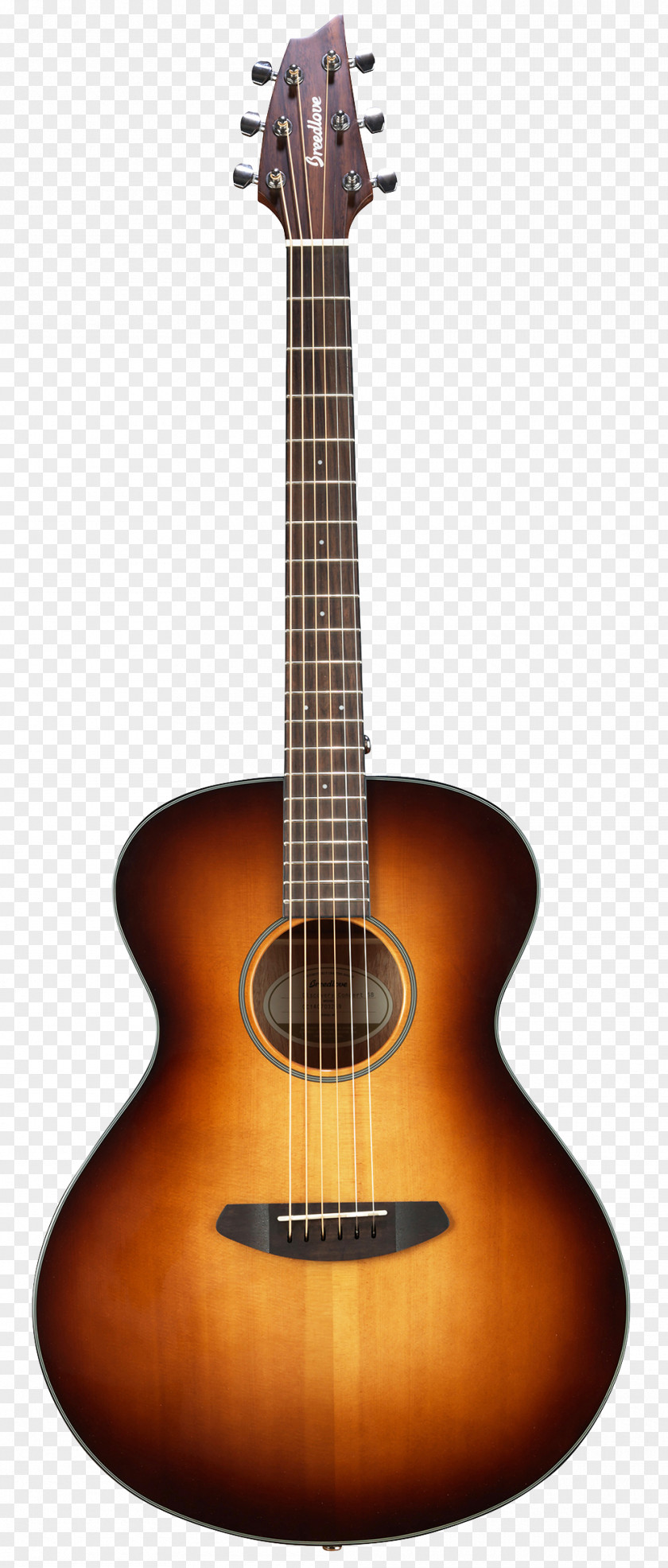 Acoustic Guitar Breedlove Discovery Concert Cutaway Steel-string Sunburst PNG