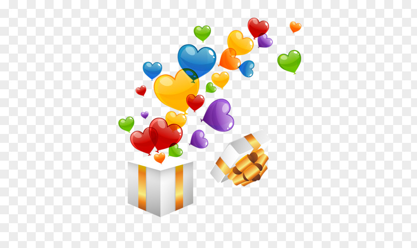Birthday Cake Balloon Gift Greeting & Note Cards PNG